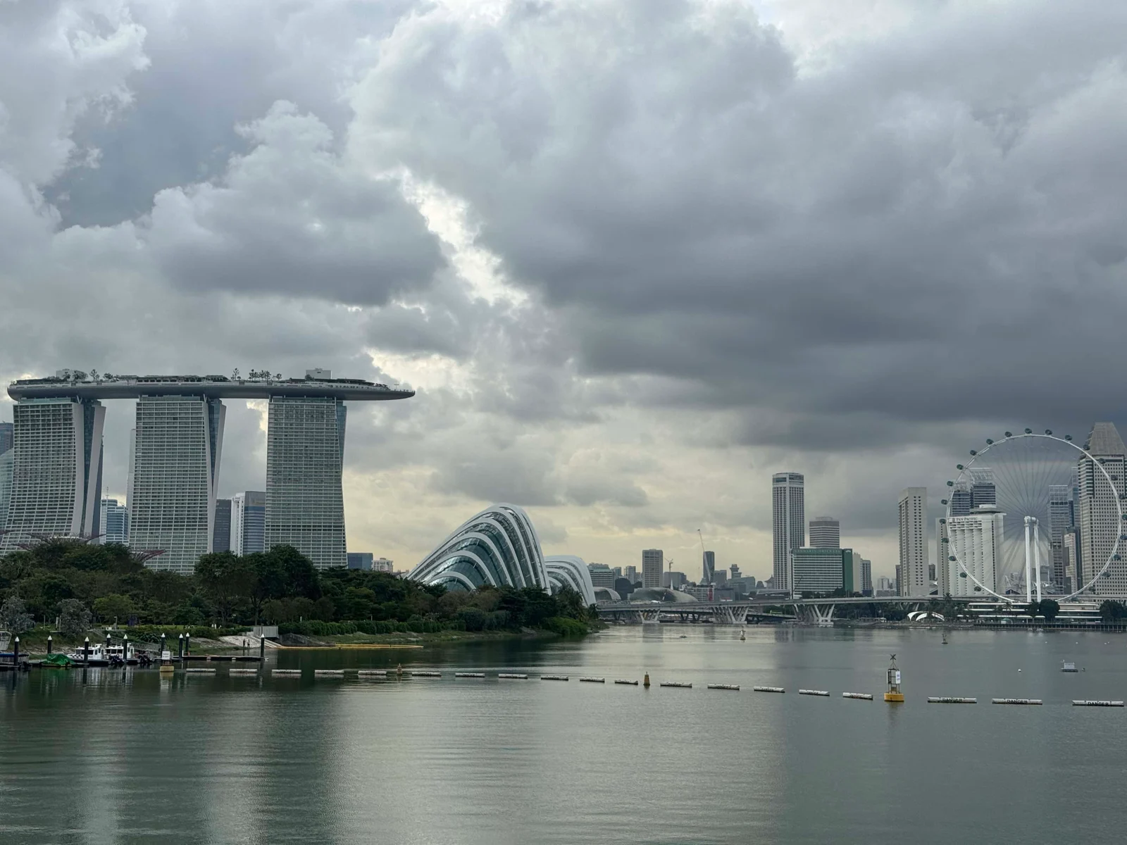 Singapore skyline with Marina Bay Sands