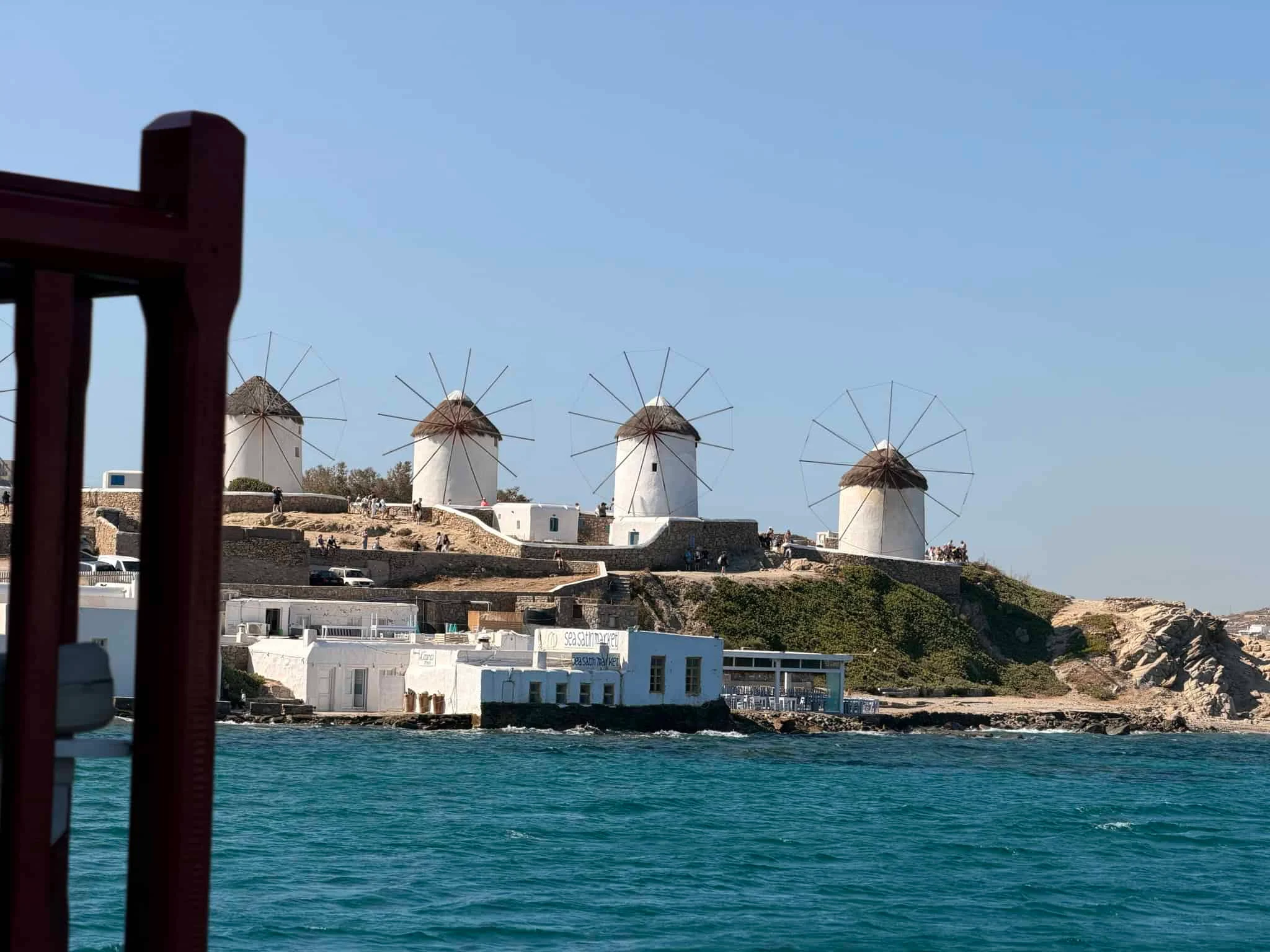 Mykonos — sky, blue sky, land