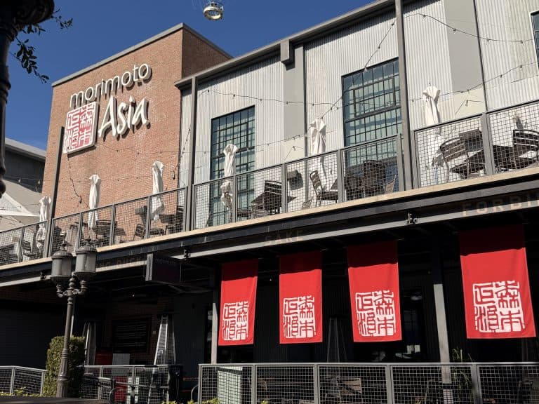Morimoto Asia restaurant exterior signage