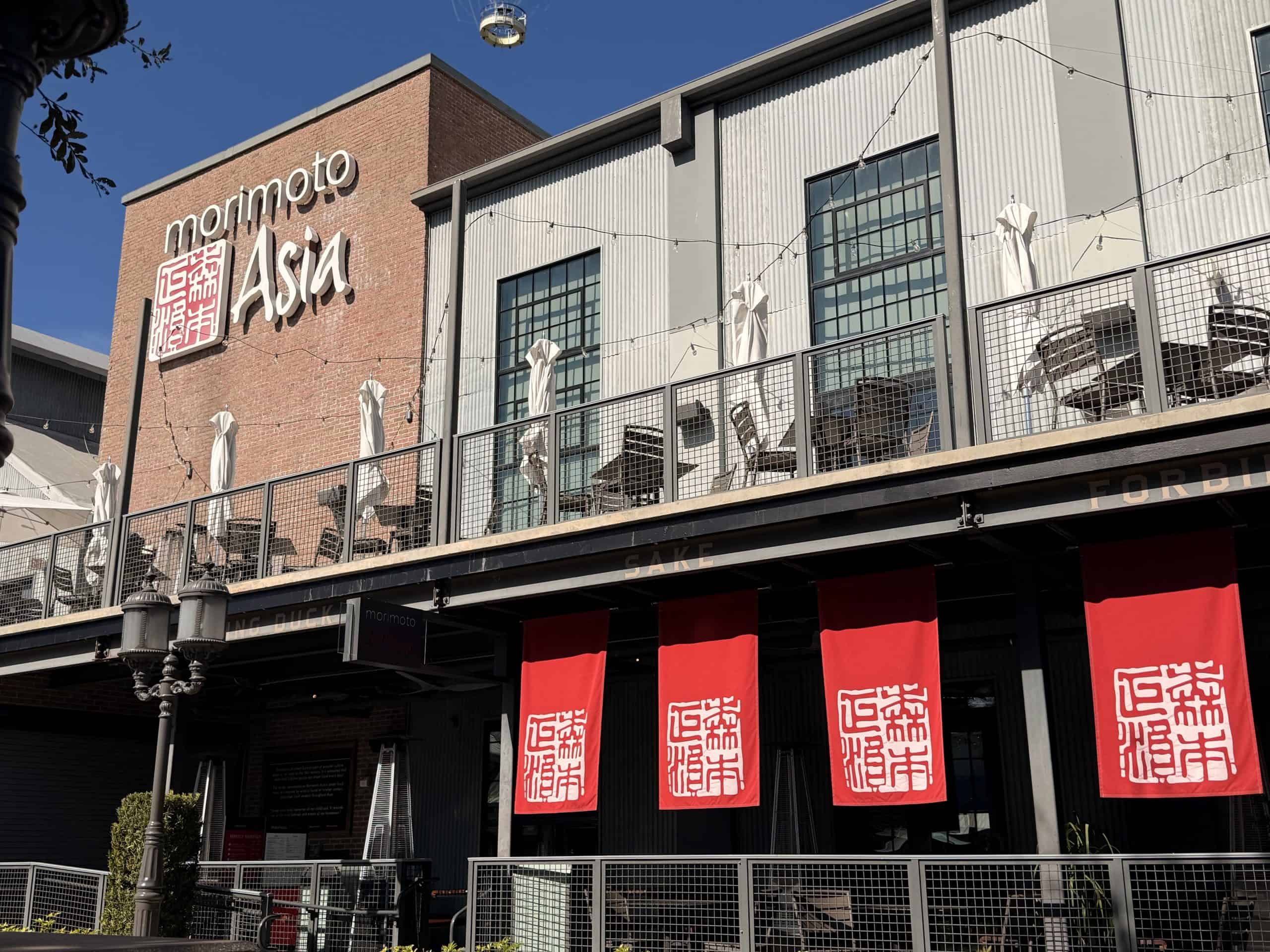 Morimoto Asia restaurant exterior signage