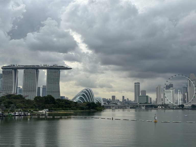 Singapore skyline with Marina Bay Sands