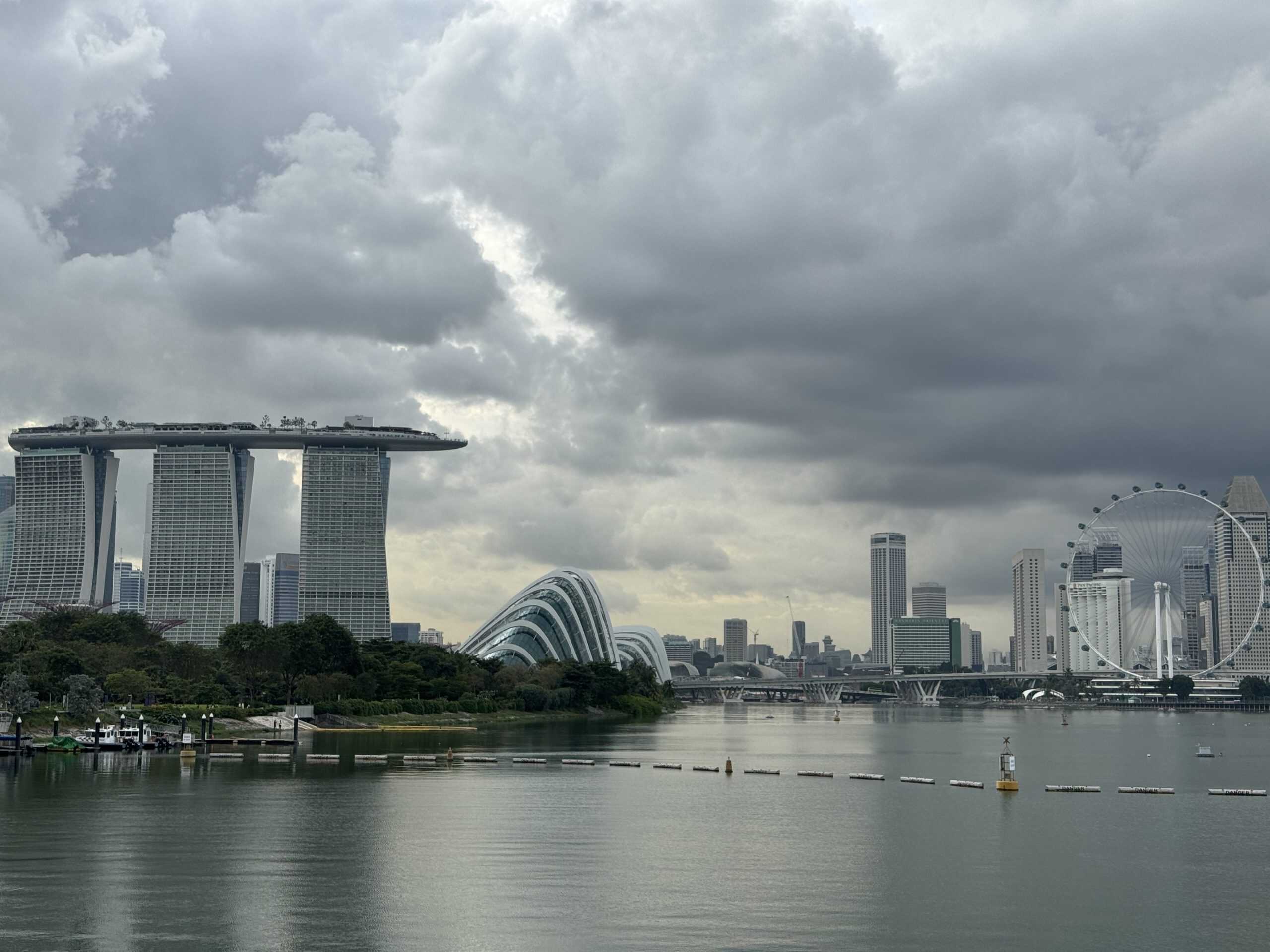 Singapore skyline with Marina Bay Sands