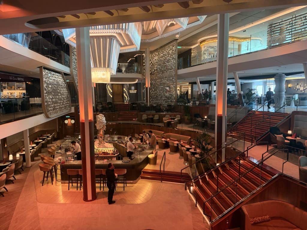 Celebrity Xcel Med — interior room, restaurant, fence