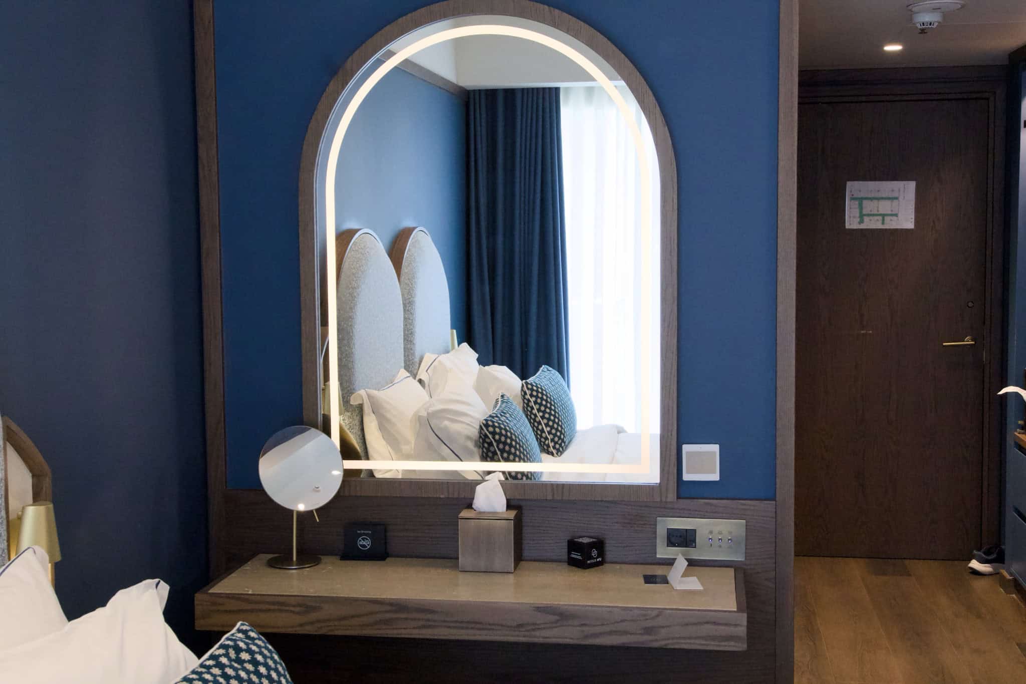 Mitsis N’U Piraeus Port — wood processed, curtain, interior room